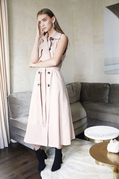 Sleeveless Trench