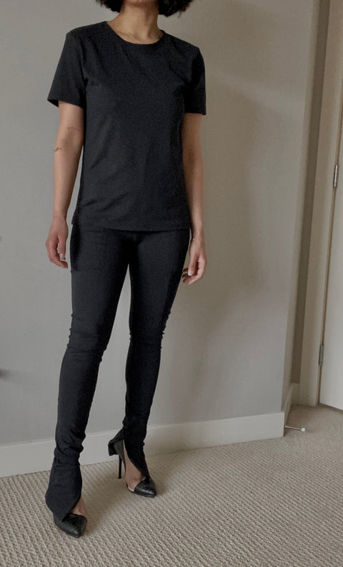 Skinny Zipper Pant